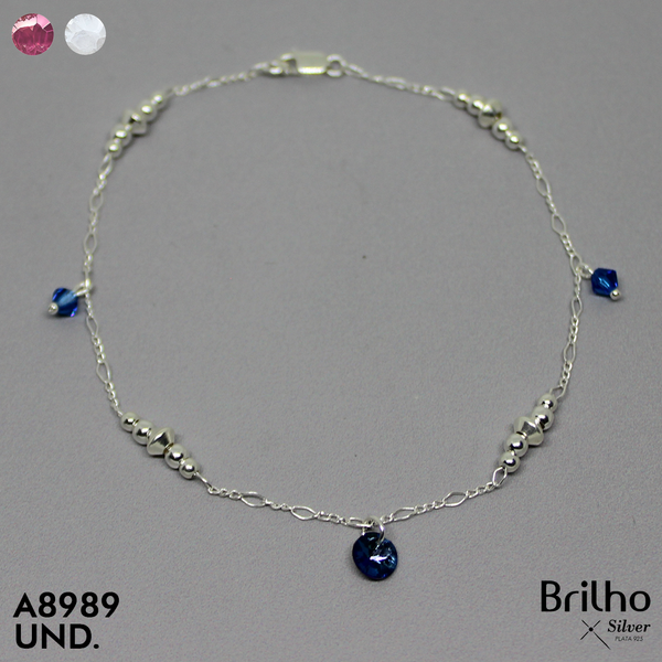 T7N118 TOBILLERA BALINES Y MURANO