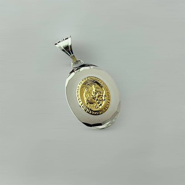 CDJ0786A DIJE SANTêSIMA TRINIDAD ORO PLATA