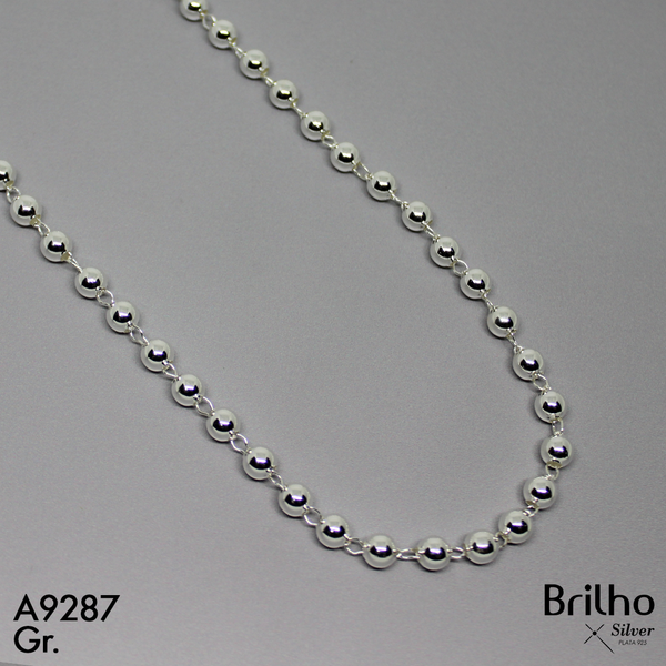 T19N203  CADENA BALIN 5MM  50CM