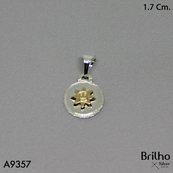 CDJ0732A DIJE SOL ORO PLATA