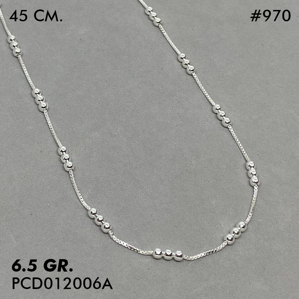 PCD0970 CADENA DELGADA Y ESPECIAL 45CM