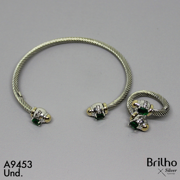 T23N066 ARO TU Y YO ORO PLATA ENVEJECIDO