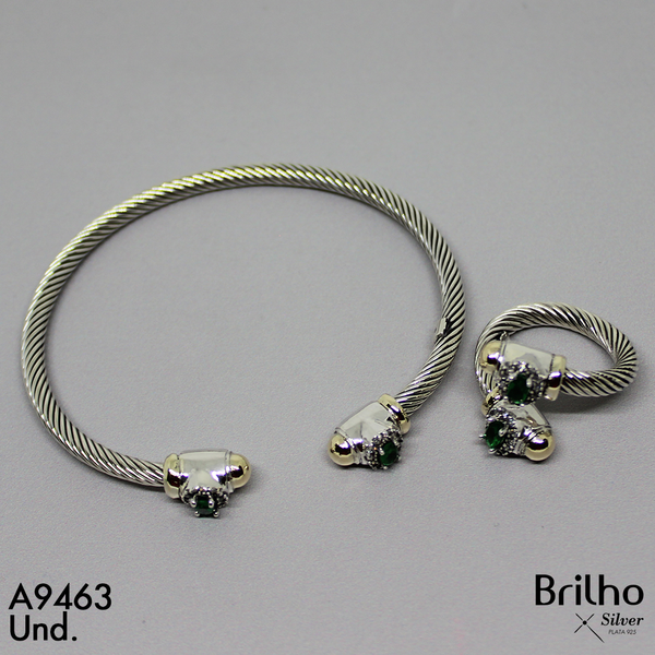 T23N044 ARO ARO TU Y YO CON ANILLO ORO PLATA