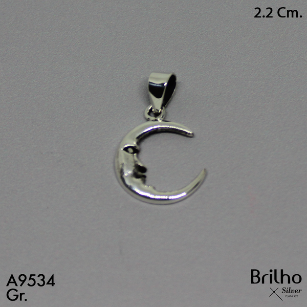 CDJ0070 DIJE LUNA ENVEJECIDA