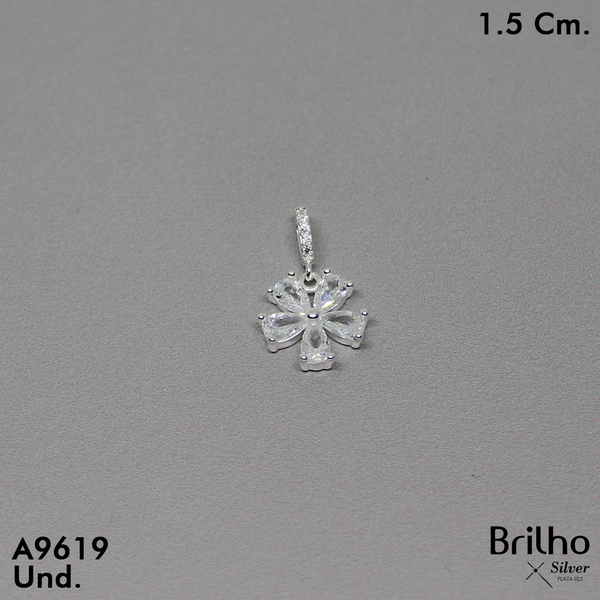 CDJ0378 DIJE FLOR CIRCONES