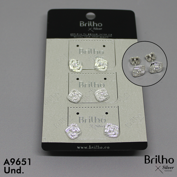 T3N116 TOPO CUADRADO MICROCIRCONES X3