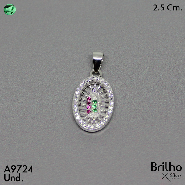 CDJ0116 DIJE VIRGEN DE GUADALUPE MICROCIRCON