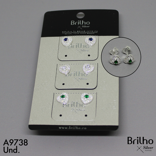 T3N166 TOPO CORAZîN MICROCIRCONES X3