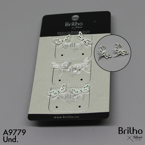 T3N028 TOPO LIBƒLULA MICROCIRCONES X3