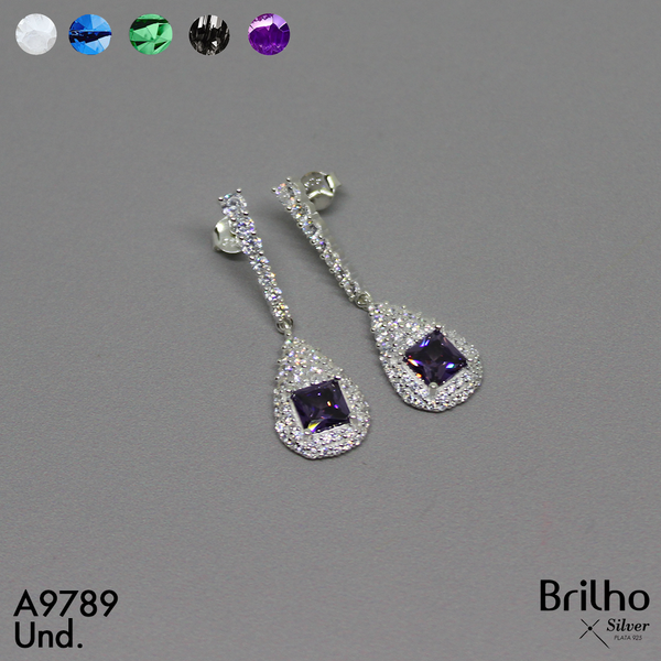 T24N333 ARETE LARGO GOTA MICROCIRCONES