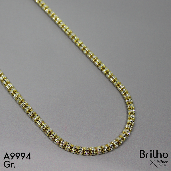 PCD1599A CADENA ESPECIAL ORO PLATA 45CM