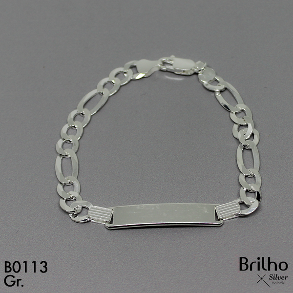 CPU1079 PULSERA PLACA 19CM