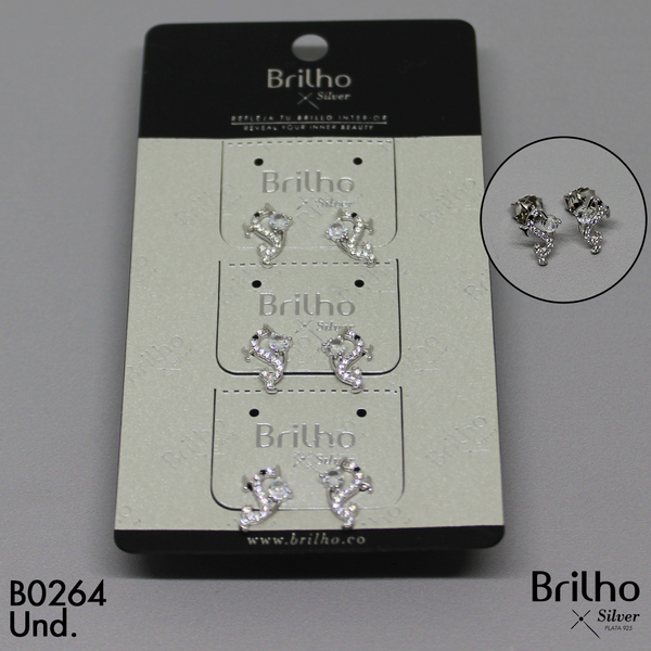 T3N185 TOPO DELFIN  MICROCIRCON RODIO  X3