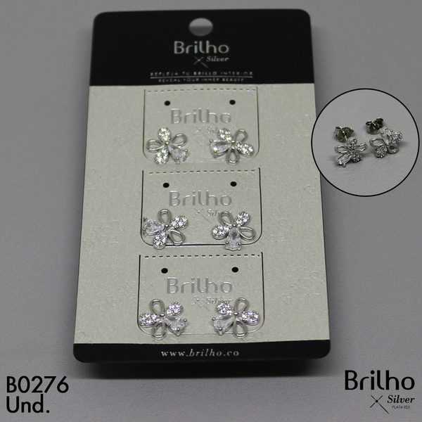 T3N265 TOPO FLOR MICRCIRCON RODIO