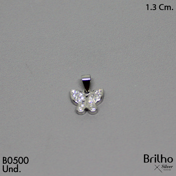 CDJ0110 DIJE MARIPOSA MICROCIRCON RODIO