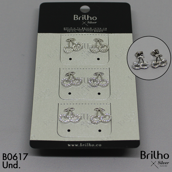 T3N288 TOPO CEREZA EN CORAZON X3