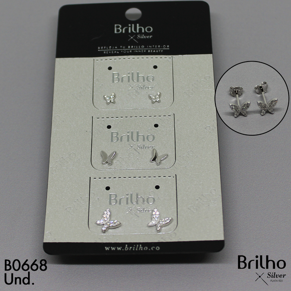 T3N308 TOPO  SET MARIPOSAS X3