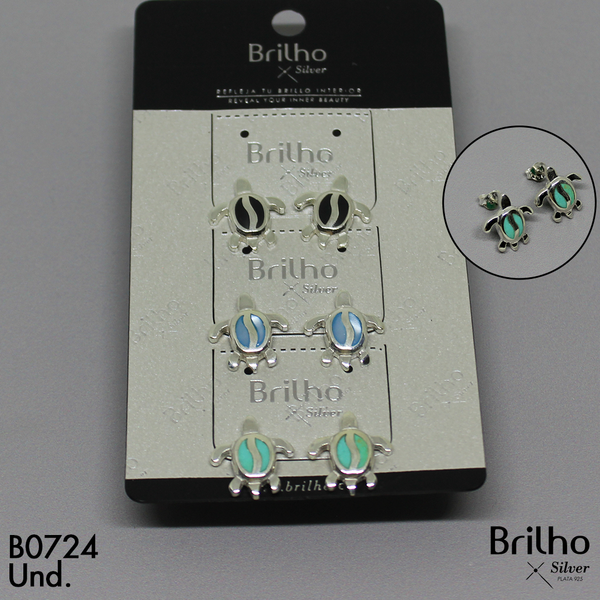 T3N276 TOPO TORTUGA PIEDRA NACAR  X3