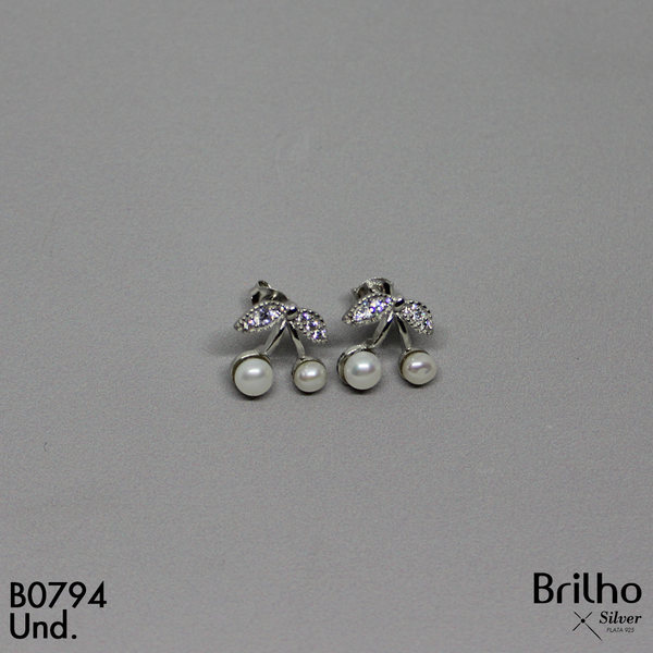 T10N044 TOPO CEREZA PERLA RODIO