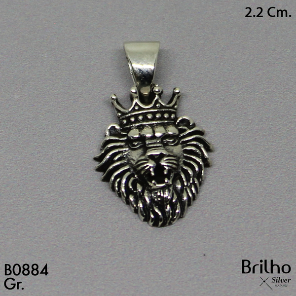 CDJ0169 DIJE LEîN CON CORONA ENVEJECIDO