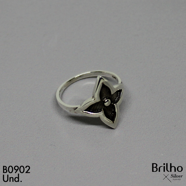 CAN1686 ANILLO FLOR ENVEJECIDA TALLA 07
