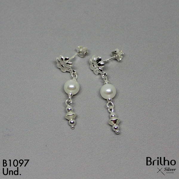 T12N054 ARETE FLOR Y PERLA