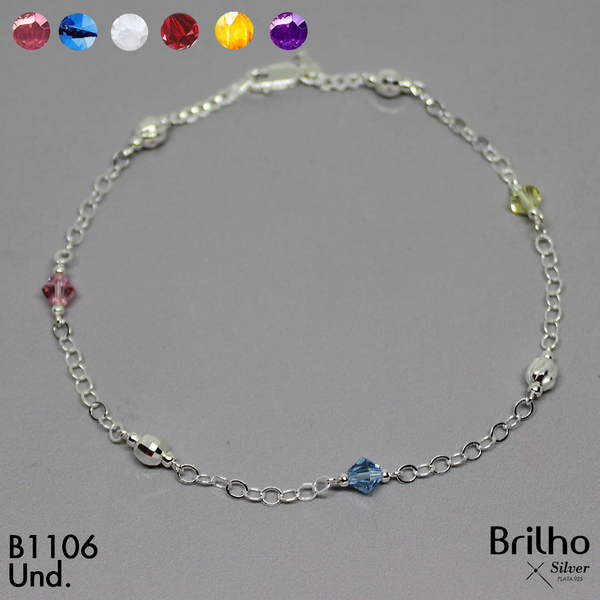 T7N011 TOBILLERA MURANO Y BALIN