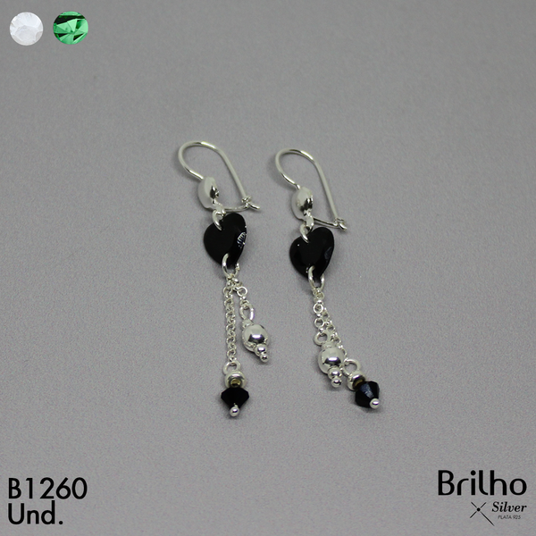 T12N043  ARETE  CORAZON BALIN Y MURANO 4MM