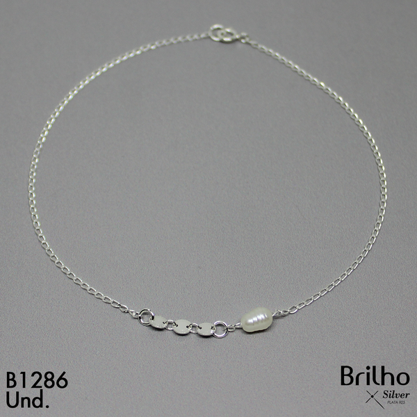 T7N058 TOBILLERA PERLA