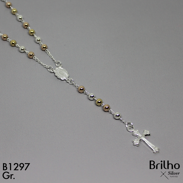 T17N42A CAMANDULA BALêN 5MM TRES TONOS GUADALUPE 58CM