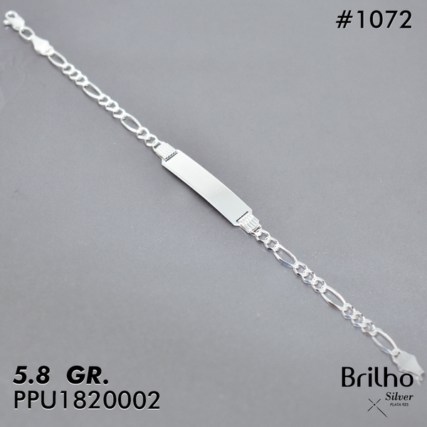 CPU1072 PULSERA PLACA 19CM