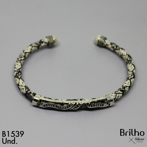 B1539 ARO  CUERO PLACA ENVEJECIDA