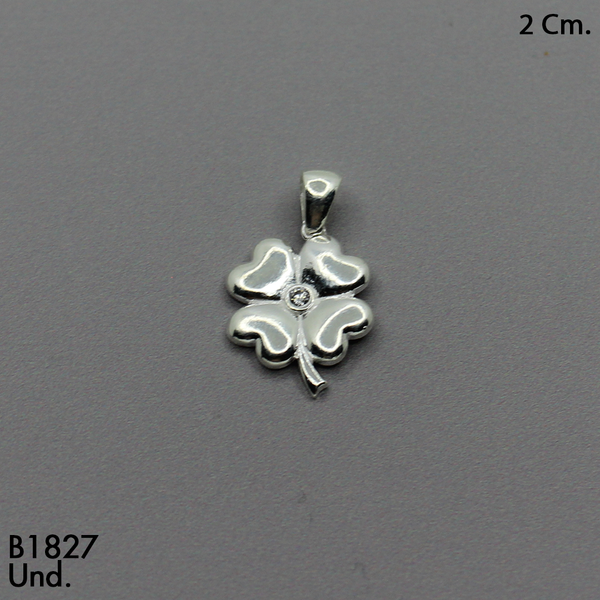 CDJ0112  DIJE  CORAZONES FORMAN FLOR