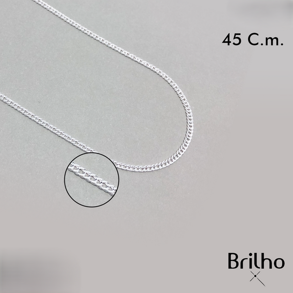 PCD0478 CADENA  DELGADA BARBADA 45CM