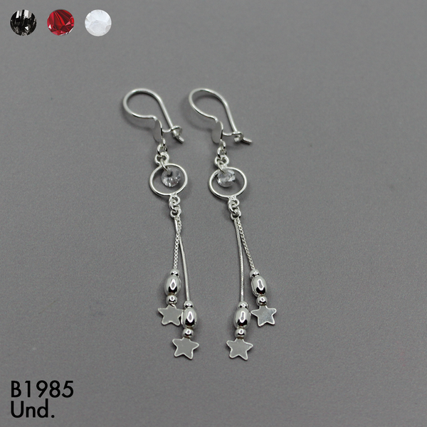 T12N015 ARETE TEJIDO VENECIANA BALIN DIAMANTADO