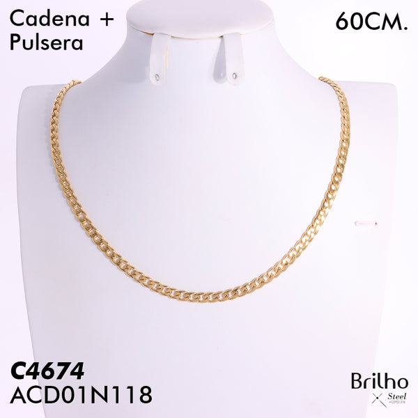 ACD01N118 CADENA SET: CAD 60CM + PULSE