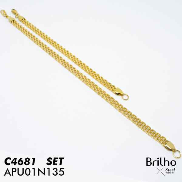 APU01N135 PULSERA SET PULSERA Y TOBILLERA