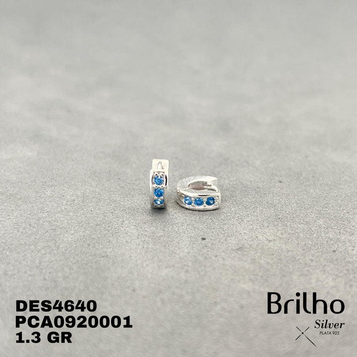 DES4640 CANDONGA SOLO PLATA MICROCIRCON