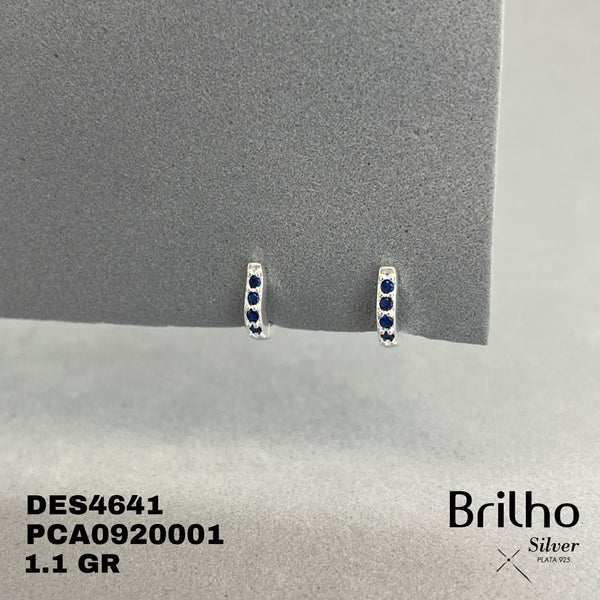 DES4641 CANDONGA SOLO PLATA MICROCIRCON