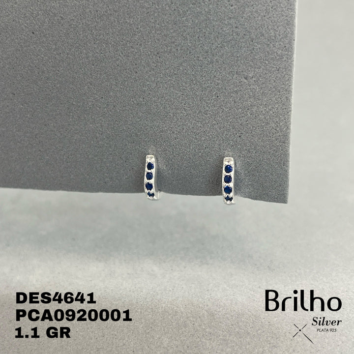 DES4641 CANDONGA SOLO PLATA MICROCIRCON