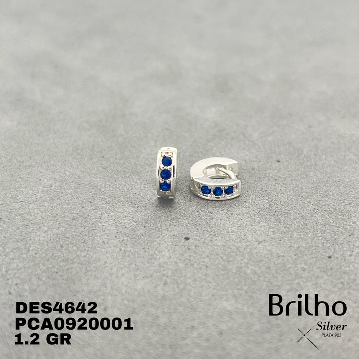 DES4642 CANDONGA SOLO PLATA MICROCIRCON