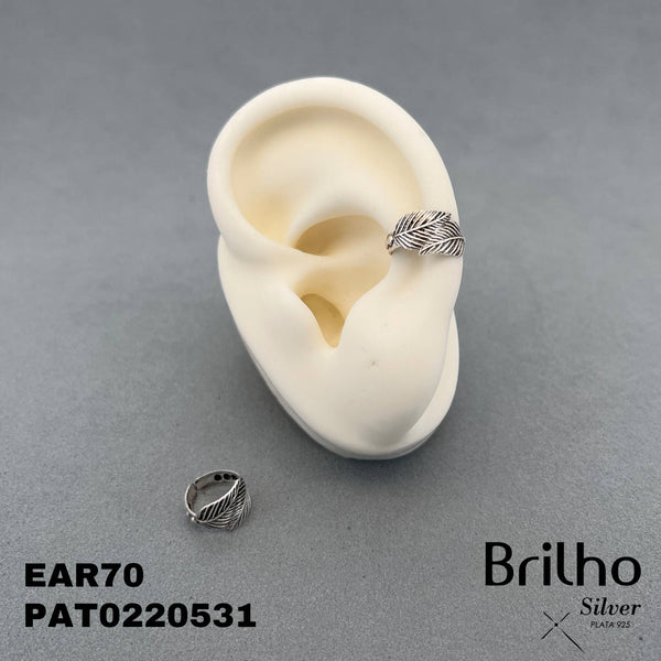 EAR070 EARCUFF HOJA
