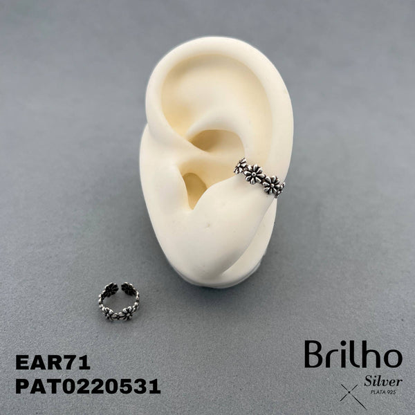 EAR071 EARCUFF FLORES