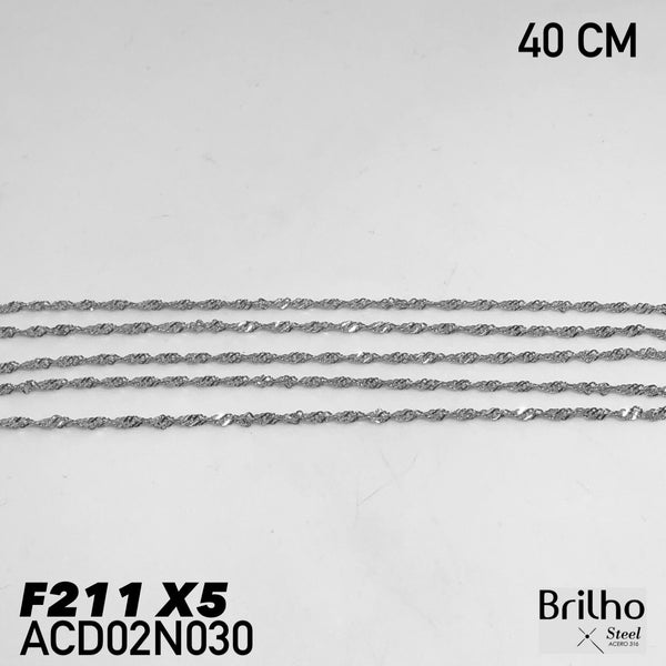 ACD02N030 CADENA 40 CM PQX5