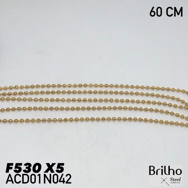 ACD01N042 CADENA  60 CM PQX5