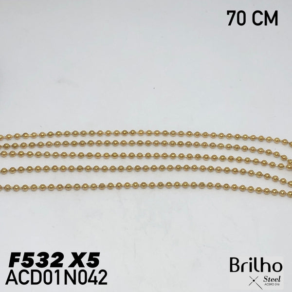 ACD01N042 CADENA  70 CM PQX5