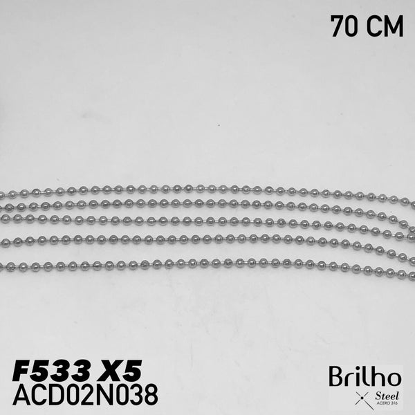 ACD02N038 CADENA  70 CM PQX5