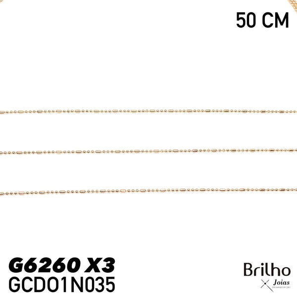 GCD01N035 CADENA PQX3 50CM