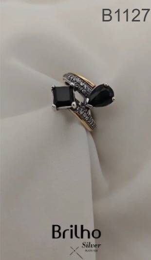 CAN1705A ANILLO ORO PLATA CIRCONES TALLA 07