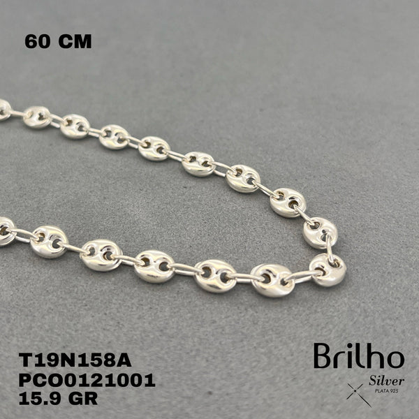 T19N158A CADENA GUCCI SOLO PLATA #5 60CM